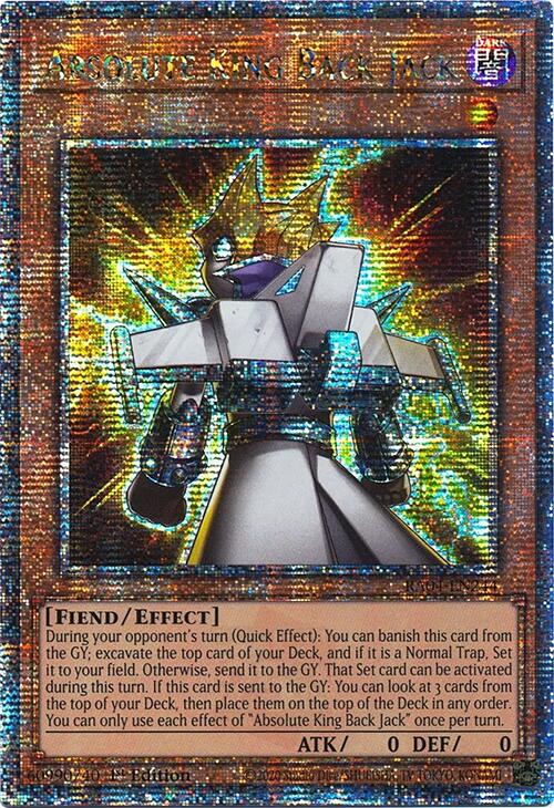 Absolute King Back Jack [RA04-EN244] Quarter Century Secret Rare | Good Games Morley