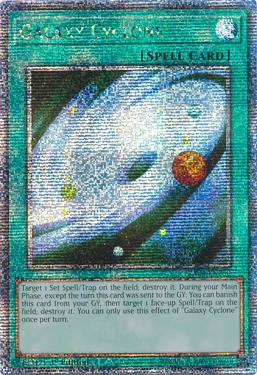 Galaxy Cyclone [RA04-EN250] Quarter Century Secret Rare | Good Games Morley