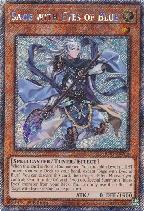 Sage with Eyes of Blue [RA04-EN266] Platinum Secret Rare | Good Games Morley
