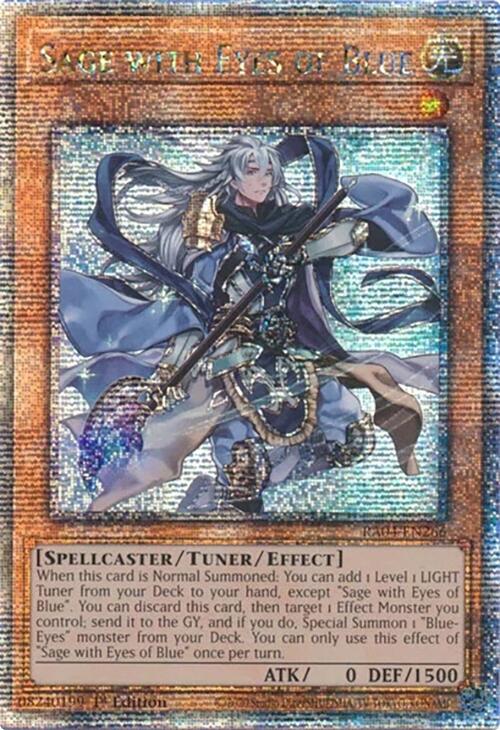 Sage with Eyes of Blue [RA04-EN266] Quarter Century Secret Rare | Good Games Morley