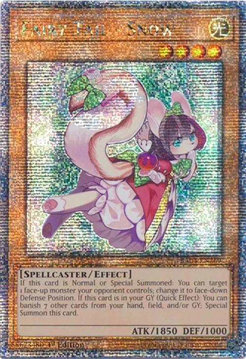 Fairy Tail - Snow [RA04-EN269] Quarter Century Secret Rare | Good Games Morley