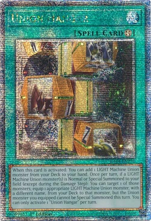 Union Hangar [RA04-EN270] Quarter Century Secret Rare | Good Games Morley