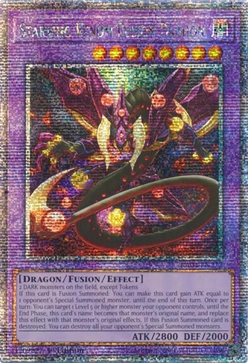 Starving Venom Fusion Dragon [RA04-EN272] Quarter Century Secret Rare | Good Games Morley