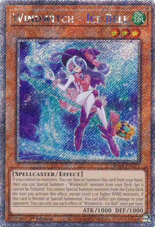 Windwitch - Ice Bell [RA04-EN273] Platinum Secret Rare | Good Games Morley