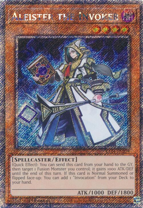 Aleister the Invoker [RA04-EN278] Platinum Secret Rare | Good Games Morley