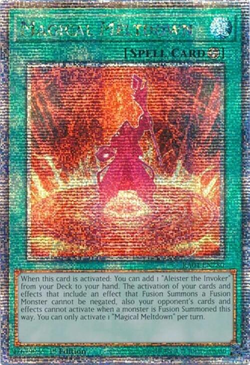 Magical Meltdown [RA04-EN280] Quarter Century Secret Rare | Good Games Morley