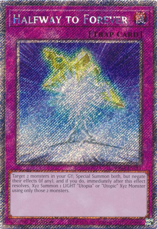 Halfway to Forever [RA04-EN285] Platinum Secret Rare | Good Games Morley
