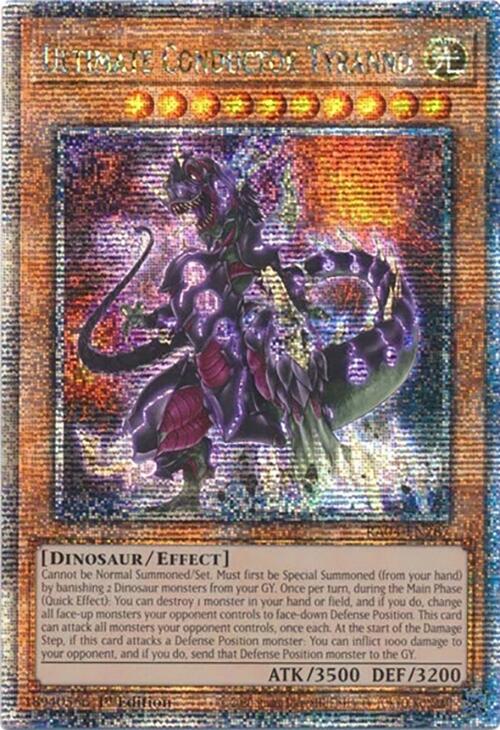 Ultimate Conductor Tyranno [RA04-EN287] Quarter Century Secret Rare | Good Games Morley