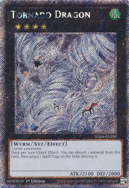 Tornado Dragon [RA04-EN289] Platinum Secret Rare | Good Games Morley