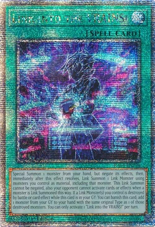 Link into the VRAINS! [RA04-EN294] Quarter Century Secret Rare | Good Games Morley