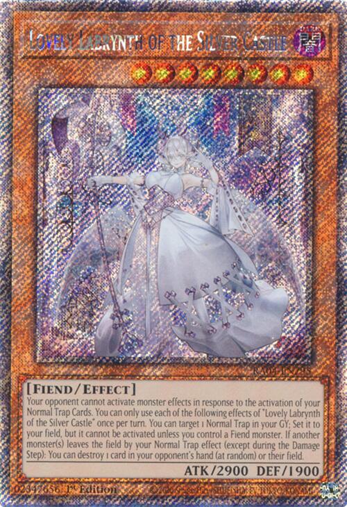 Lovely Labrynth of the Silver Castle [RA04-EN295] Platinum Secret Rare | Good Games Morley