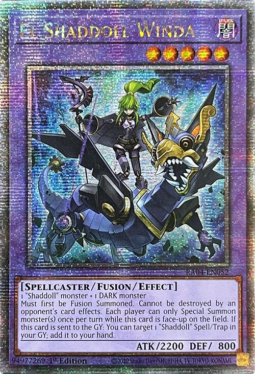 El Shaddoll Winda [RA04-EN052] Quarter Century Secret Rare | Good Games Morley