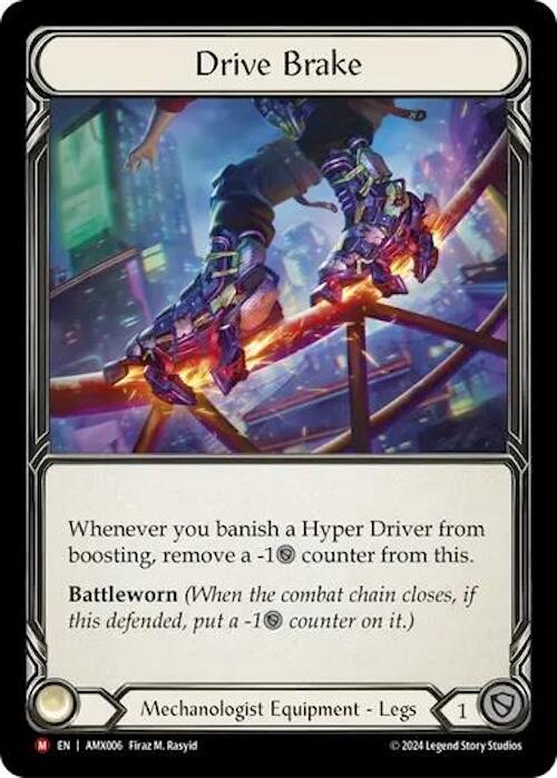 Drive Brake [AMX006] (Armory Deck: Maxx Nitro)  Rainbow Foil | Good Games Morley