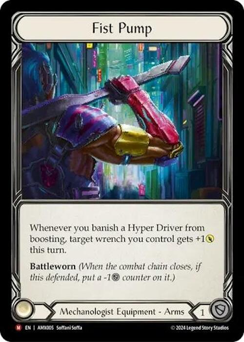 Fist Pump [AMX005] (Armory Deck: Maxx Nitro)  Rainbow Foil | Good Games Morley