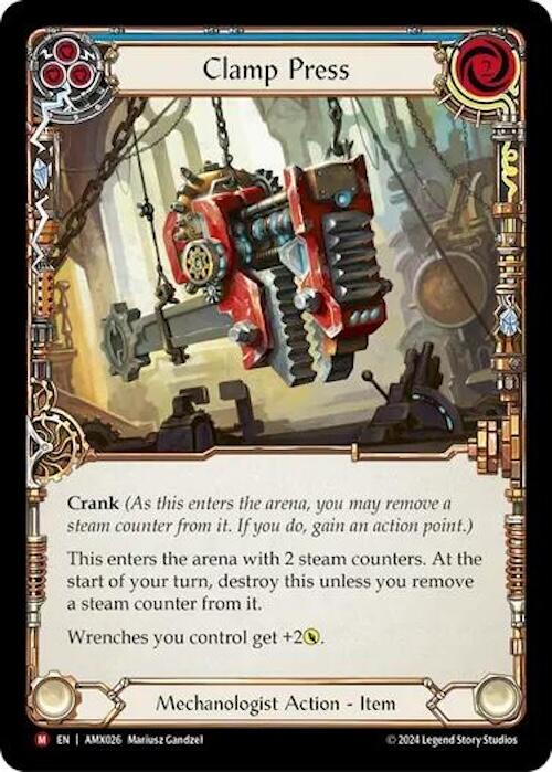 Clamp Press [AMX026] (Armory Deck: Maxx Nitro) | Good Games Morley