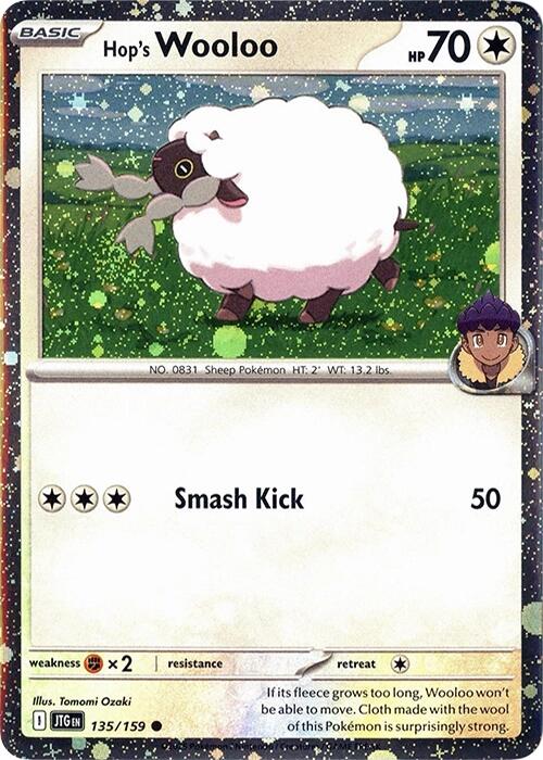 Hop's Wooloo (135/159) (Cosmos Holo) [Scarlet & Violet: Journey Together] | Good Games Morley