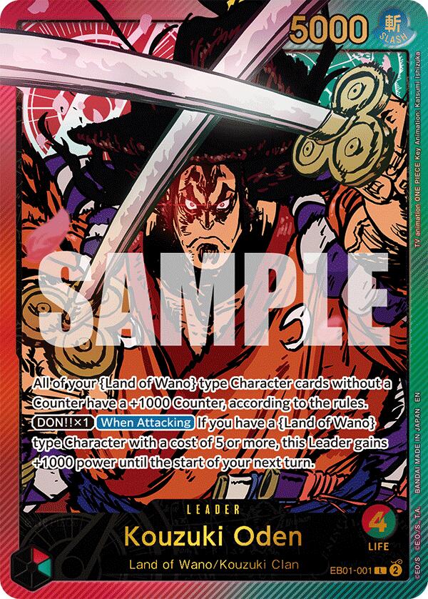 Kouzuki Oden (SPR) [Extra Booster: Anime 25th Collection] | Good Games Morley