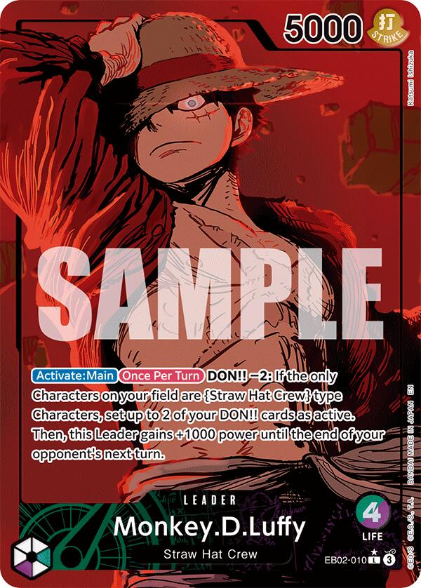 Monkey.D.Luffy (010) (Alternate Art) [Extra Booster: Anime 25th Collection] | Good Games Morley
