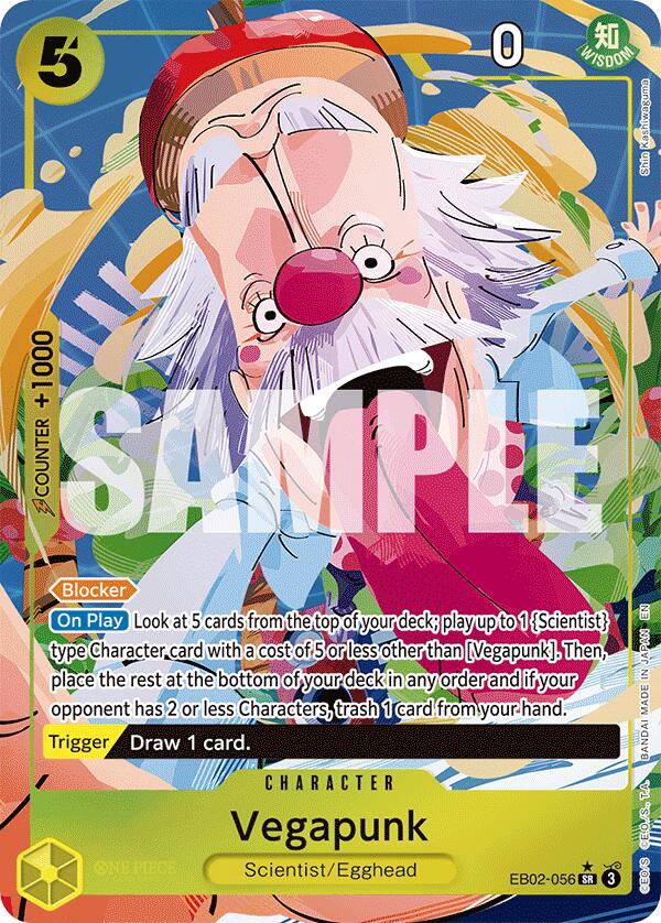 Vegapunk (Alternate Art) [Extra Booster: Anime 25th Collection] | Good Games Morley