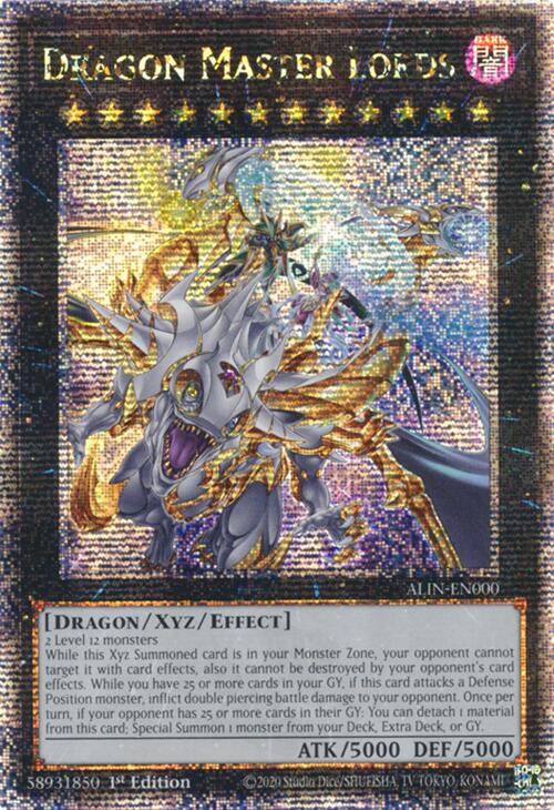 Dragon Master Lords [ALIN-EN000] Quarter Century Secret Rare | Good Games Morley