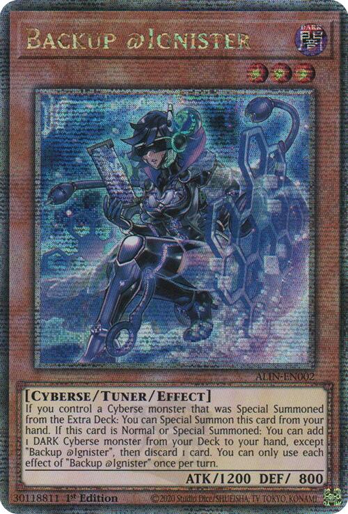 Backup @Ignister [ALIN-EN002] Quarter Century Secret Rare | Good Games Morley