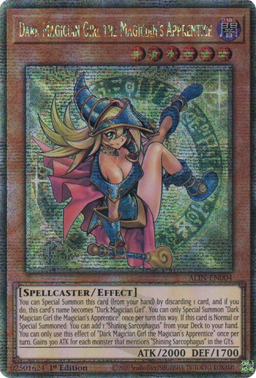 Dark Magician Girl the Magician's Apprentice [ALIN-EN004] Quarter Century Secret Rare | Good Games Morley