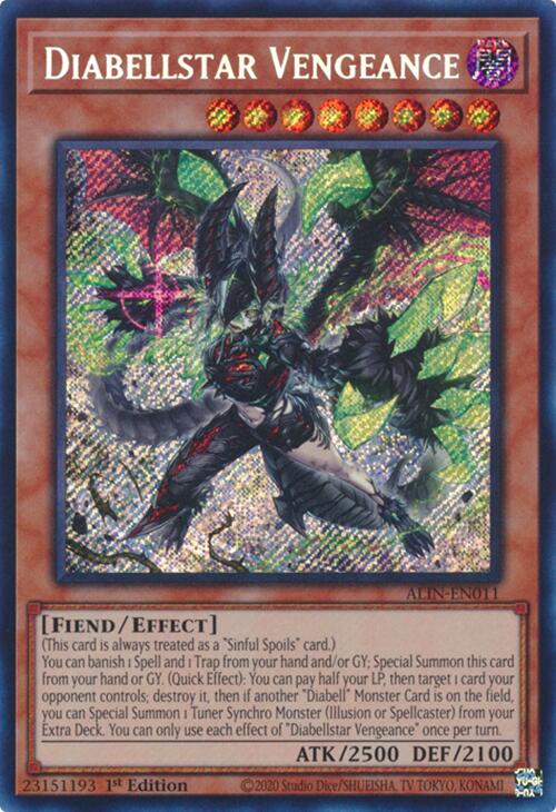Diabellstar Vengeance [ALIN-EN011] Secret Rare | Good Games Morley