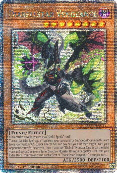 Diabellstar Vengeance [ALIN-EN011] Quarter Century Secret Rare | Good Games Morley