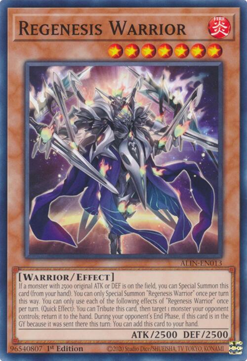 Regenesis Warrior [ALIN-EN013] Common | Good Games Morley