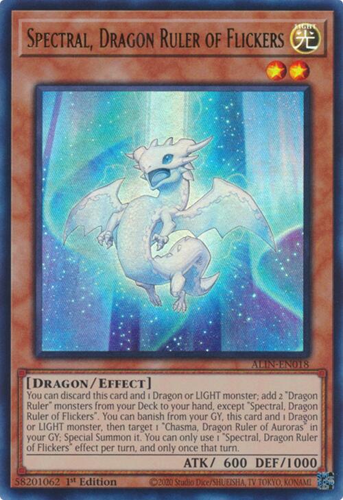 Spectral, Dragon Ruler of Flickers [ALIN-EN018] Ultra Rare | Good Games Morley