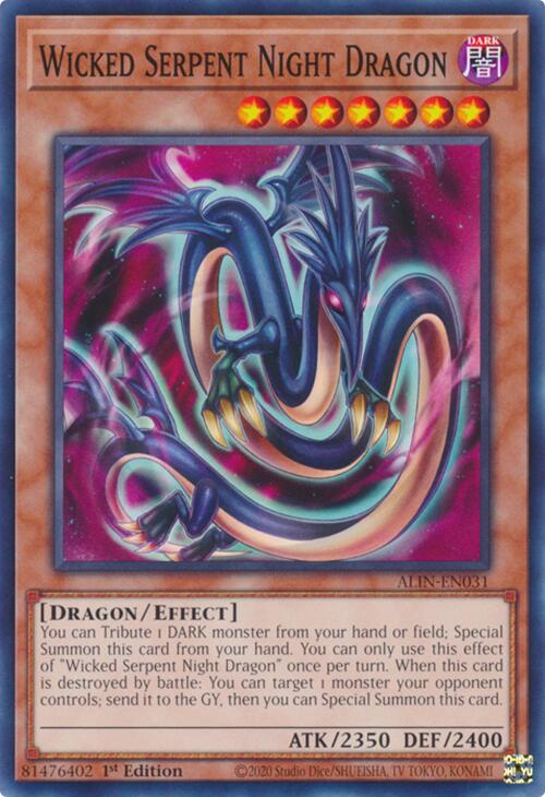 Wicked Serpent Night Dragon [ALIN-EN031] Common | Good Games Morley