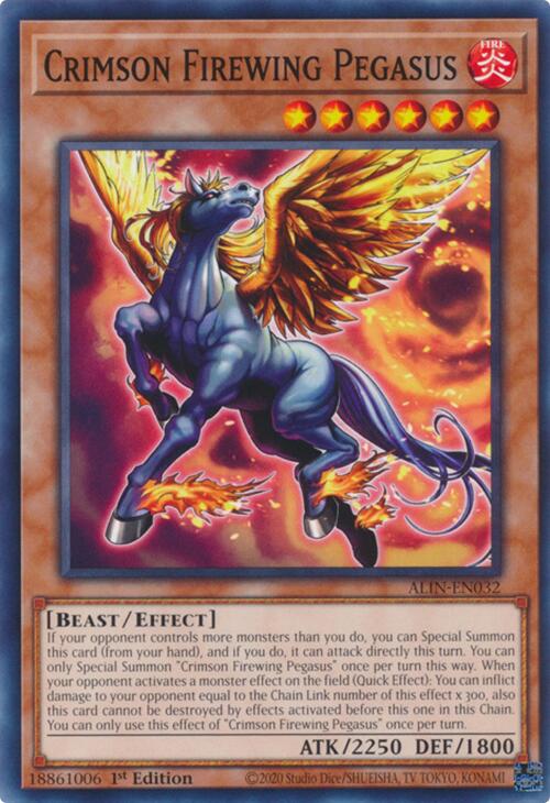 Crimson Firewing Pegasus [ALIN-EN032] Common | Good Games Morley