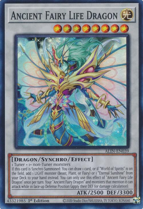 Ancient Fairy Life Dragon [ALIN-EN039] Super Rare | Good Games Morley