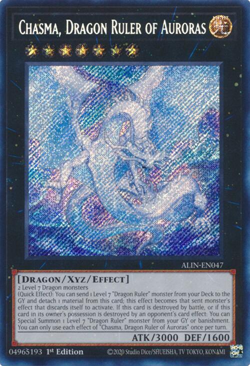 Chasma, Dragon Ruler of Auroras [ALIN-EN047] Secret Rare | Good Games Morley