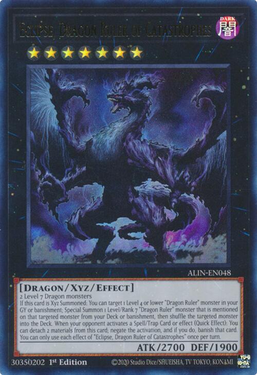 Eclipse, Dragon Ruler of Catastrophes [ALIN-EN048] Ultra Rare | Good Games Morley