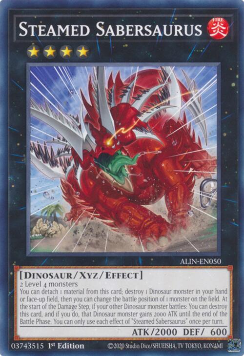 Steamed Sabersaurus [ALIN-EN050] Common | Good Games Morley