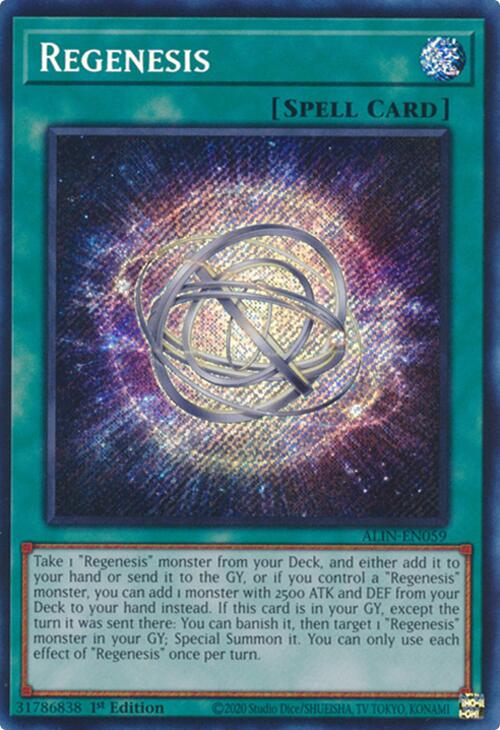 Regenesis [ALIN-EN059] Secret Rare | Good Games Morley