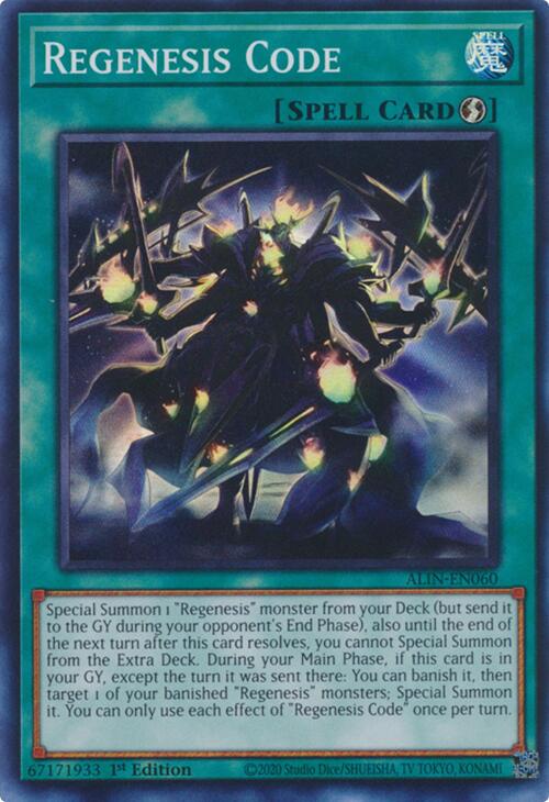 Regenesis Code [ALIN-EN060] Super Rare | Good Games Morley