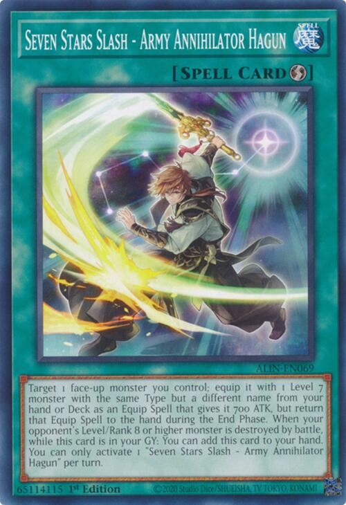 Seven Stars Slash - Army Annihilator Hagun [ALIN-EN069] Common | Good Games Morley