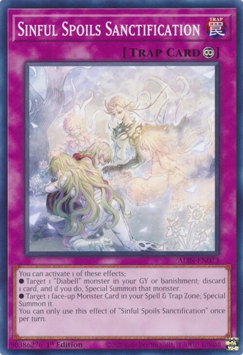 Sinful Spoils Sanctification [ALIN-EN073] Common | Good Games Morley