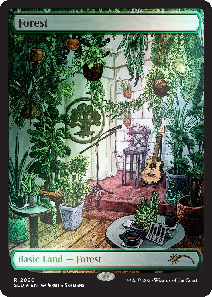 Forest (2080) (Rainbow Foil) [Secret Lair Drop Series] | Good Games Morley