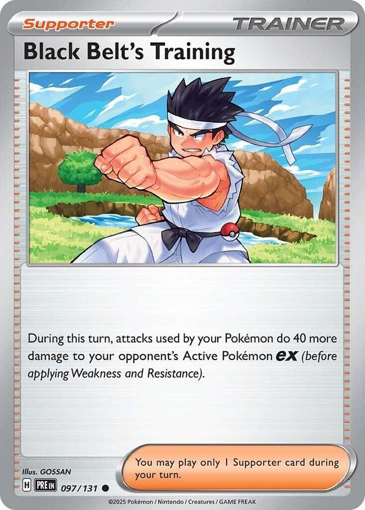 Black Belt's Training (097/131) [Scarlet & Violet: Prismatic Evolutions] | Good Games Morley