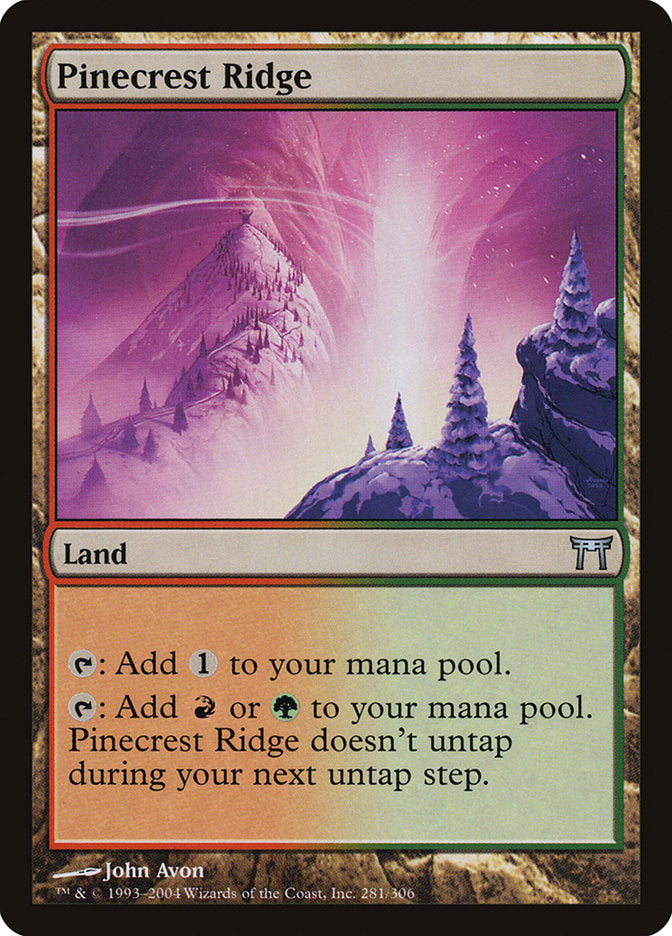 Pinecrest Ridge 281/306 (Champions of Kamigawa)  | Good Games Morley