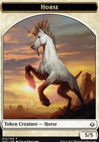 Horse // Warrior Double-Sided Token [Hour of Devastation Tokens] | Good Games Morley
