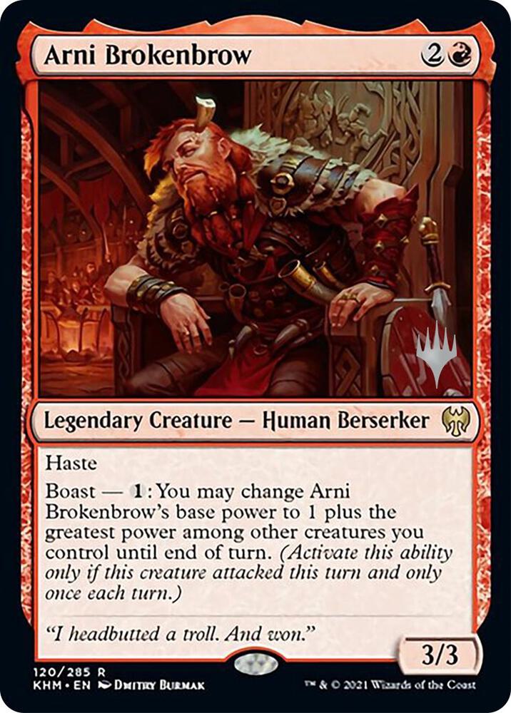 Arni Brokenbrow 120 (Promo Pack: Kaldheim)  | Good Games Morley