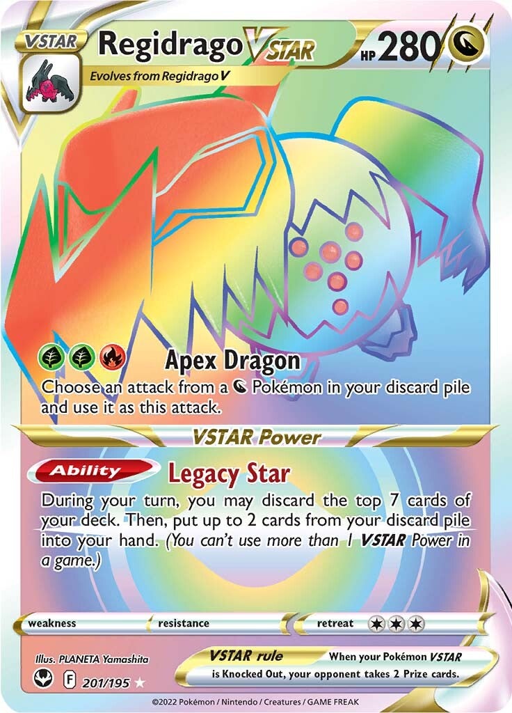 Regidrago VSTAR (201/195) [Sword & Shield: Silver Tempest] | Good Games Morley