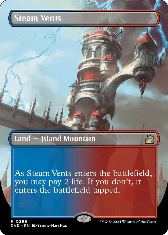 Steam Vents 298/291 (Ravnica Remastered)  - Borderless | Good Games Morley