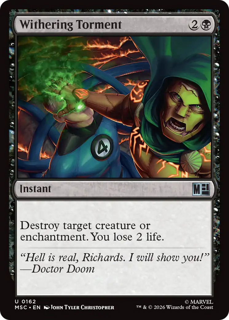 Withering Torment (Surge Foil) [Marvel Super Heroes Commander] | Good Games Morley