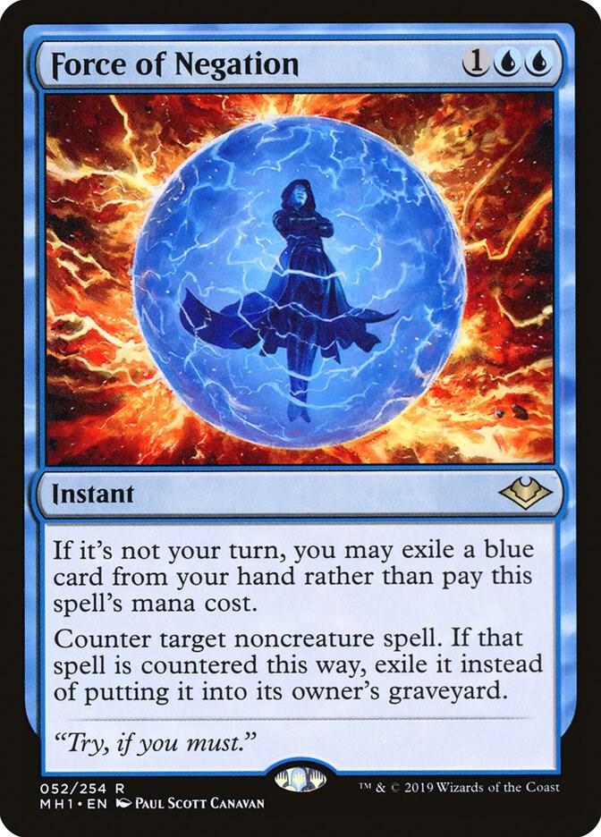 Force of Negation 52 (Modern Horizons)  - Foil | Good Games Morley