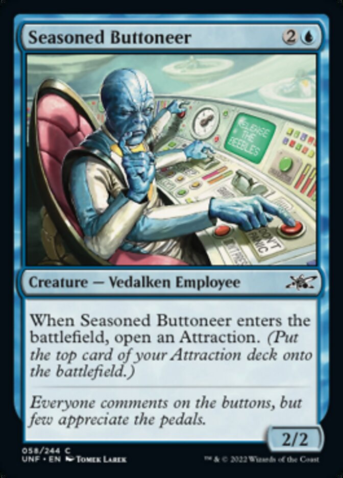 Seasoned Buttoneer [Unfinity] | Good Games Morley